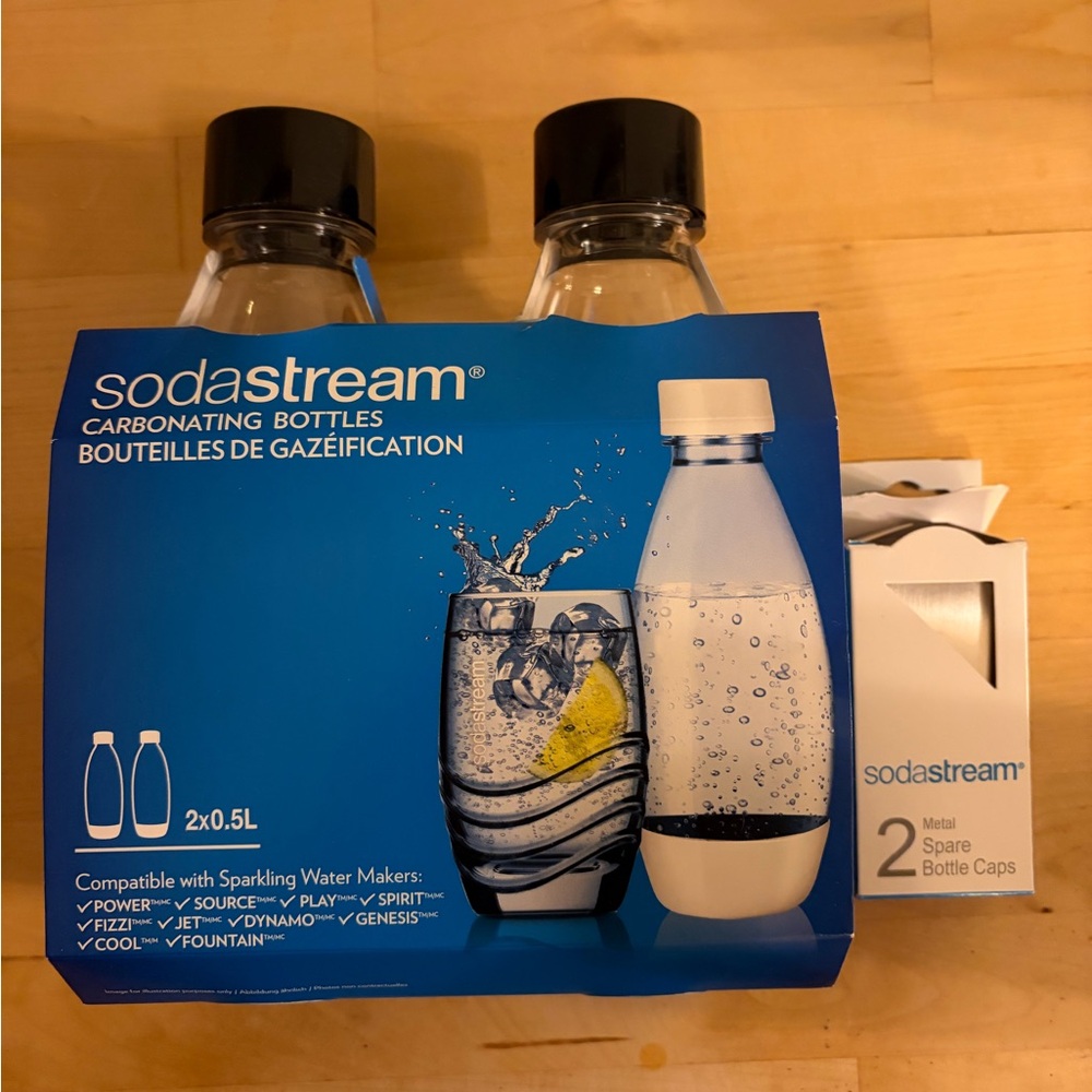 SodaStream Carbonating Bottles with Caps